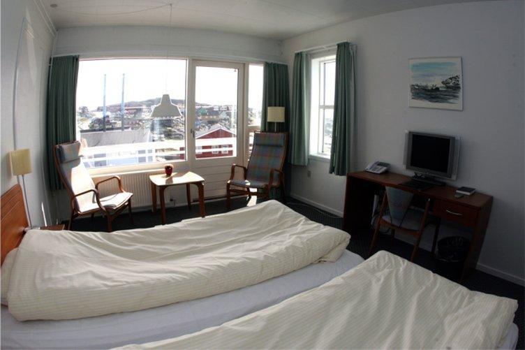 Hotel Hvide Falk Ilulissat Esterno foto