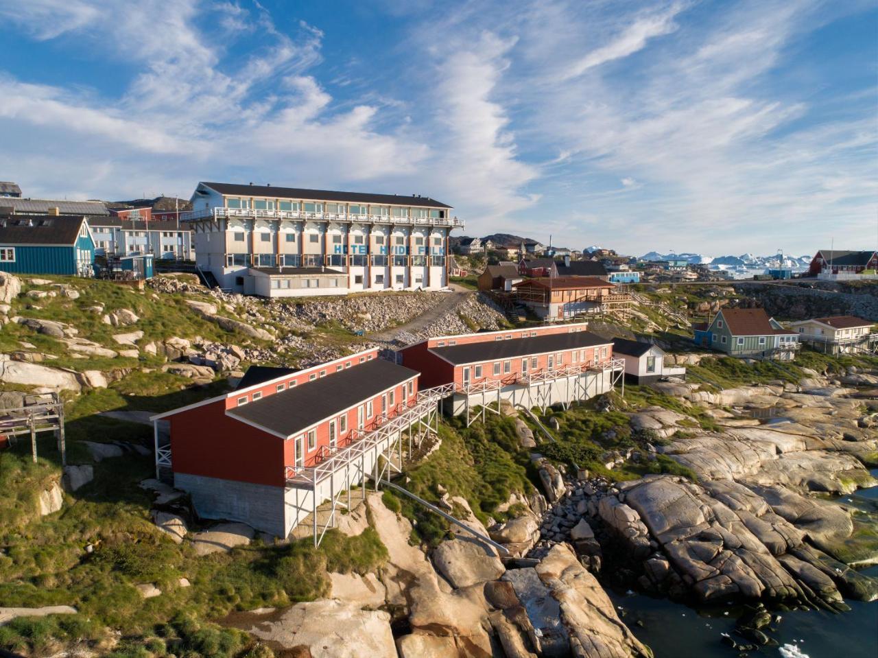 Hotel Hvide Falk Ilulissat Esterno foto